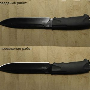 Заточка нож разделочный /охотничий/рыбацкий ( цена за 1 см клинка)