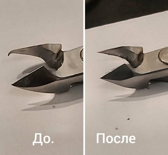 Заточка кутикульных кусачек