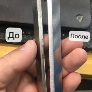 Заточка ножей рейсмуса, фуговальные (строгальные) за 1 см режущей кромки