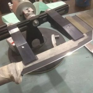 Заточка на ручном станке 1 см клинка