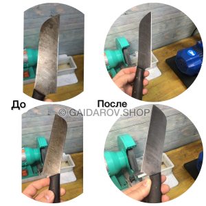 Травление клинка ножа для устранения последующей ржавчины-коррозии / а также травление дамаска цена за 1 см клинка